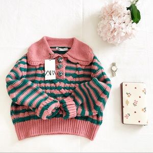 Zara cable knit sweater